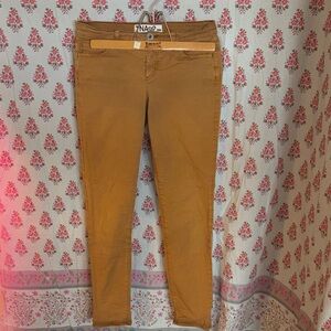 TNA Caramel/Tan High-Rise Skinny Jeans